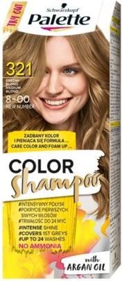 Palette Shampoo Colorante Shampoo Colorante Fino a 24 Lavaggi 8-00 Mediumonde (321 ml, Shampoo liquido)