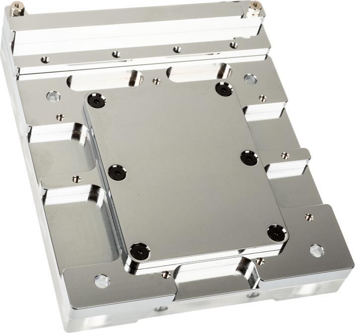 Actual product image Bitspower Monoblock for ASUS ROG STRIX X299-E GAMING RGB Nickel - Acrylic