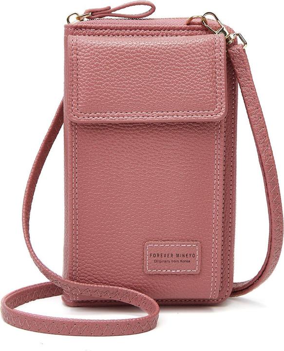 Produktbild Cover-Discount Umhänge Brieftasche mit Smartphone Fach rosa