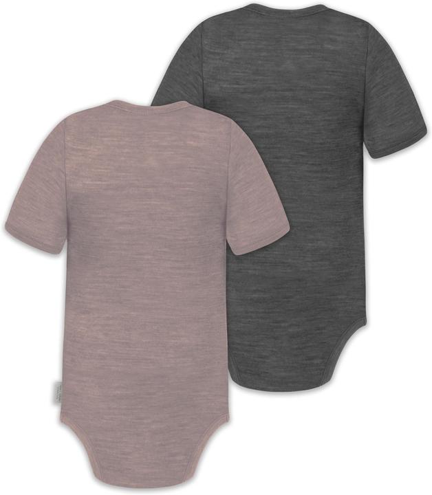 Immagine prodotto Normani Set di 2 body baby merino a maniche corte "Tihoi" - 9317 (56)