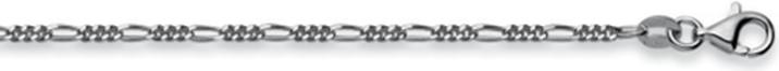 Image du produit Natsumi Schmuck Collier en argent 925 Figaro 1.8mm (Argent sterling 925, 50 cm)