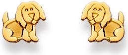 Immagine prodotto Natsumi Schmuck Orecchini con cane in oro 18K/750 (Oro giallo 750/18 K Oro giallo)