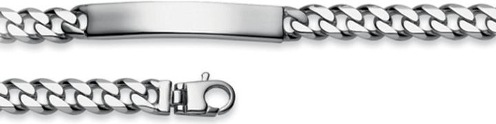 Actual product image Natsumi Schmuck ID Bracelet Silver 925 Tank (19 cm, 925 Sterling silver)