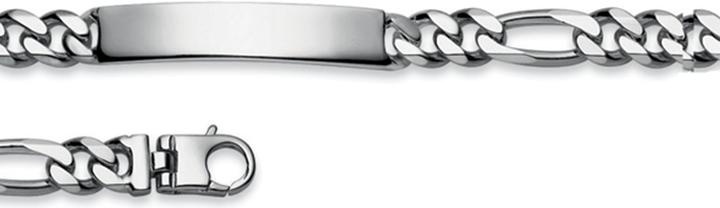 Produktbild Natsumi Schmuck ID-Bracelet Silber 925 Figaro (21 cm, 925 Sterling Silber)