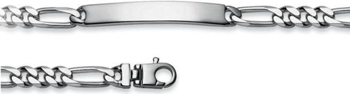 Produktbild Natsumi Schmuck ID-Bracelet Silber 925 Figaro (21 cm, 925 Sterling Silber)