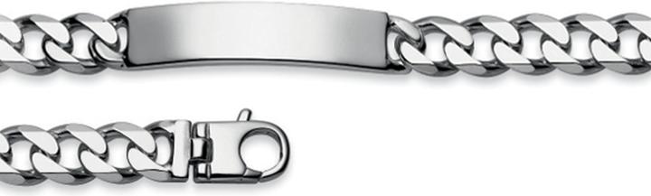 Natsumi Schmuck ID-Bracelet Silber 925 Panzer (19 cm, 925 Sterling Silber)