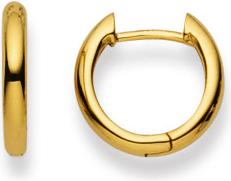 Actual product image Natsumi Schmuck Folding Creoles Yellow Gold 18K/750 Ø 13mm Round (750/18 K Yellow gold)
