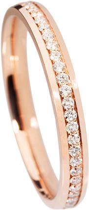 Produktbild Natsumi Schmuck Diamantring Alliance Rotgold 18K/750 F/G VS Neon Kanal (55, 750/18 K Gold)