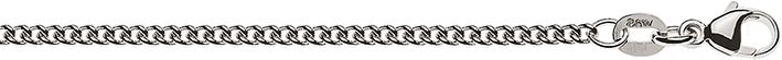 Produktbild Natsumi Schmuck Halskette Weissgold 18K/750 Rundpanzer 2.1mm (750/18 K Weissgold, 40 cm)
