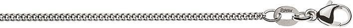 Natsumi Schmuck Halskette Weissgold 18K/750 Panzer 1.6mm