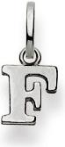 Natsumi Schmuck Anhänger Buchstabe F Weissgold 18K/750 (750/18 K Weissgold)