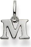 Natsumi Schmuck Anhänger Buchstabe M Weissgold 18K/750 (750/18 K Weissgold)