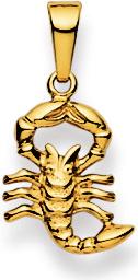 Natsumi Schmuck Anhänger Sternzeichen Skorpion Gelbgold 18K/750 (750/18 K Gelbgold)