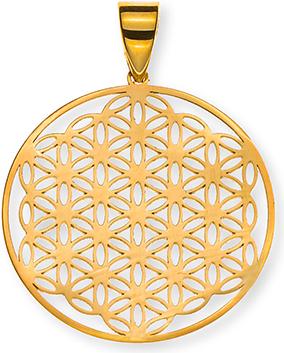 Immagine prodotto Natsumi Schmuck Ciondolo Fiore della Vita in oro giallo 18K/750 (Oro giallo 750/18 K Oro giallo)