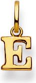 Natsumi Schmuck Anhänger Buchstabe E Gelbgold 18K/750 (750/18 K Gelbgold)