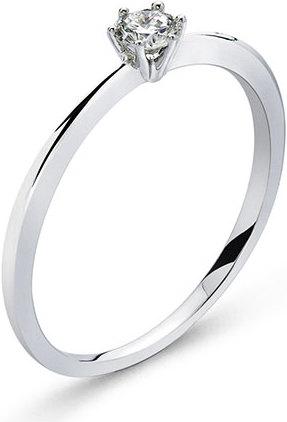 Produktbild Natsumi Schmuck Diamantring Weissgold 18K/750 0.15 ct H si (52, 750/18 K Gold)