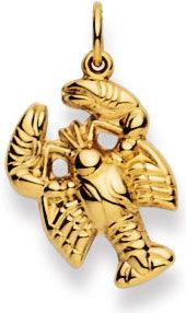 Image du produit Natsumi Schmuck Pendentif Signe du zodiaque Cancer en or jaune 18K/750 grand (750/18 K Or jaune)