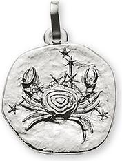 Produktbild Natsumi Schmuck Anhänger Sternzeichen Krebs Weissgold 18K/750 (750/18 K Weissgold)