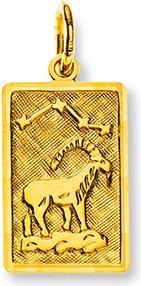 Image du produit Natsumi Schmuck Pendentif signe astrologique Capricorne en or jaune 18K/750 (750/18 K Or jaune)