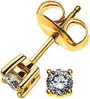 Produktbild Natsumi Schmuck Ohrstecker Diamant Gelbgold 18K/750 0.15 ct H si (750/18 K Gelbgold)