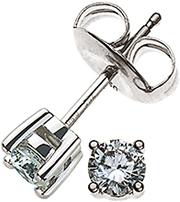 Produktbild Natsumi Schmuck Ohrstecker Diamant Weissgold 18K/750 0.16 ct H si (750/18 K Weissgold)