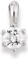 Image du produit Natsumi Schmuck Pendentif or blanc 18K/750 zirconium (Or blanc 750/18 K)