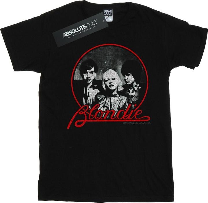 Actual product image Blondie Mens Distressed Circle T-Shirt (XXL)