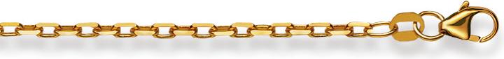 Natsumi Schmuck Halskette Gelbgold 18K/750 Anker Geschliffen 2.1mm