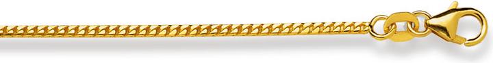 Immagine prodotto Natsumi Schmuck Collana in oro giallo 18K/750 coda di volpe 1,5mm 50 cm (Oro giallo 750/18 K Oro giallo, 50 cm)