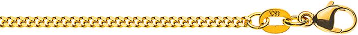 Immagine prodotto Natsumi Schmuck Collana in oro giallo 18K/750 carrarmato 1,8 mm (Oro giallo 750/18 K Oro giallo, 42 cm)
