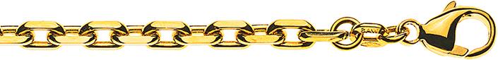 Produktbild Natsumi Schmuck Halskette Gelbgold 18K/750 Anker geschliffen 3.5mm (750/18 K Gelbgold, 50 cm)