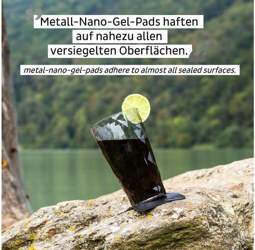 Immagine prodotto Silwy Bicchieri di plastica a calamita per bere a lungo, grigio