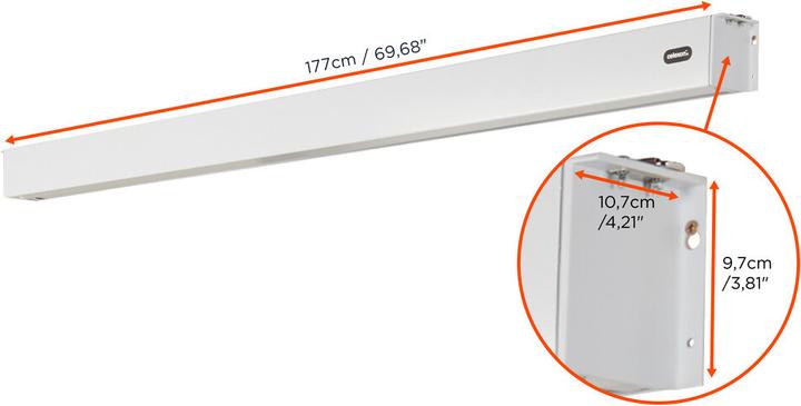 Actual product image Celexon V2.0 Battery Professional Plus 160 x 90 cm Motorised Screen (35.43", 16:9)