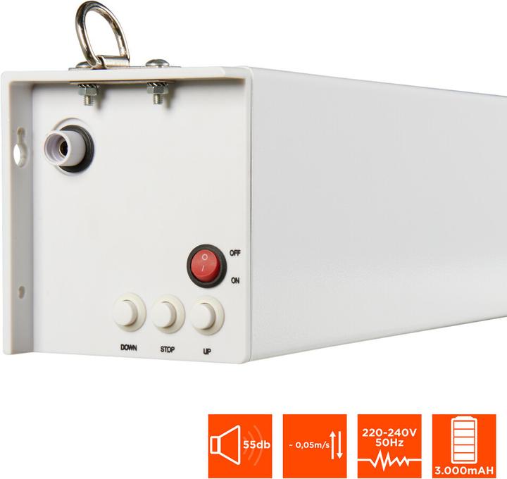 Produktbild Celexon V2.0 Batterie Professional Plus 300 x 225 cm Motorleinwand (88.58", 4:3)