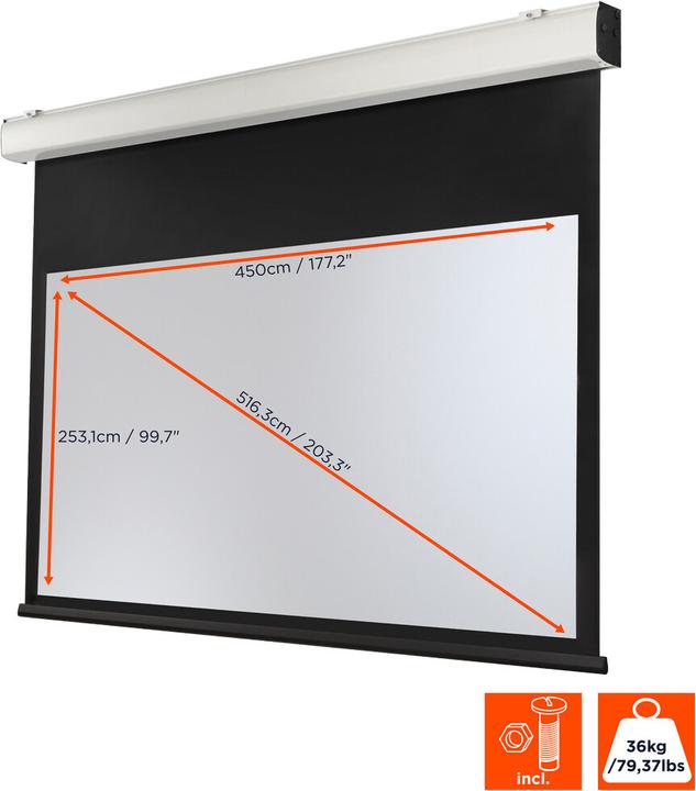 Produktbild Celexon Leinwand Motor Expert XL 450 x 253 cm (203.15", 16:9)