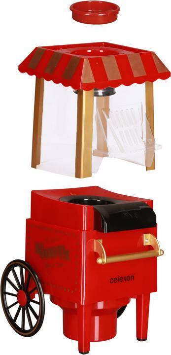Actual product image Celexon CinePop CP500 popcorn machine in retro look fairground design incl. measuring cup for dosing