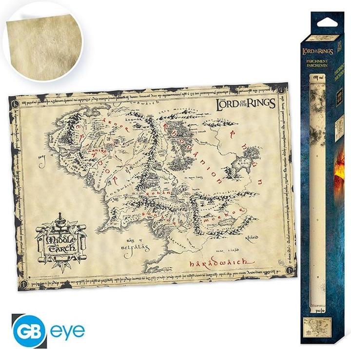 Actual product image GB Eye Lord of the Rings - Middle Earth (66 x 46 cm)