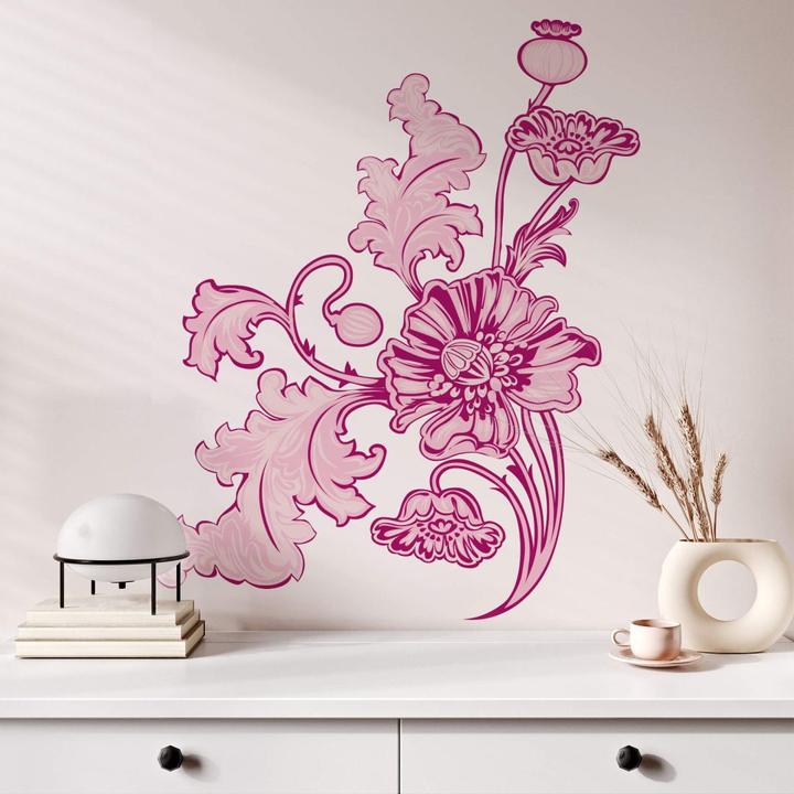 Actual product image Trenddeko Flower tendril 2 Blackberry (40 x 49 cm)
