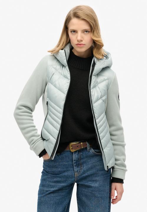 Produktbild Superdry Hooded Storm Fleece Jacket - Grijs (16)