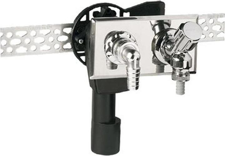 Image du produit Haas & sohn Siphon encastré PE Siphon UP horizontal DN 40 / 50 mm Lave-linge Vanne d'appareil (Siphon de machine à laver)