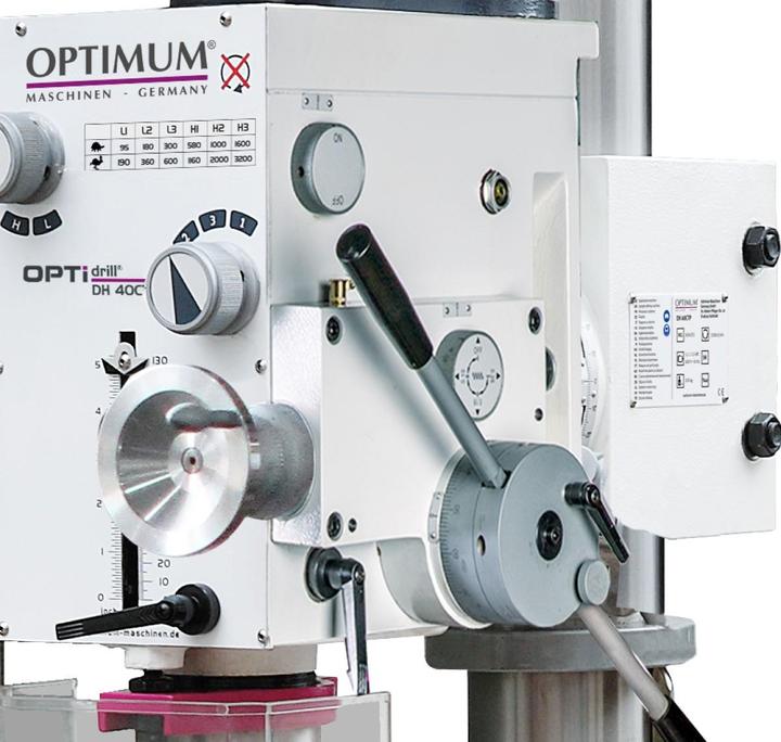 Produktbild Stürmer Optimum - Säulen-Getriebebohrmaschine mit Kreuztisch OPTIdrill DH 40CTP