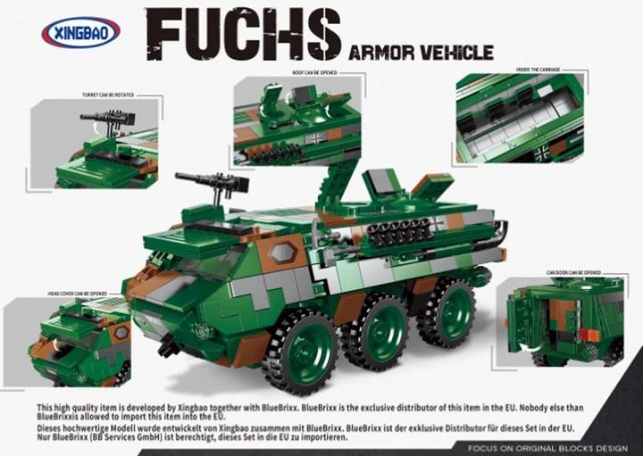 Immagine prodotto XingBao 06056 Carro armato da trasporto fox