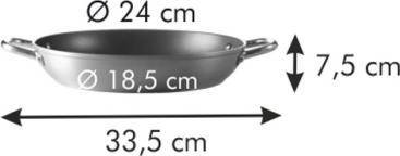 Actual product image Tescoma GrandCHEF (24 cm, Frying pan, Stainless steel)
