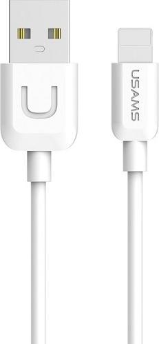Produktbild Usams Kabel U-Turn lightning 1m bialywhite 2A IPUSBXD02 US-SJ097 (1 m, USB 3.2 Gen 1)