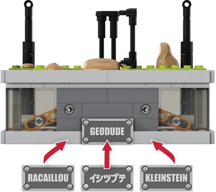 Produktbild MEGA Pokémon Mini Motion Kleinstein bewegliches Bauset (Multicolor)