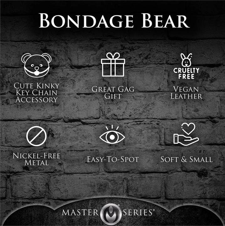 Productafbeelding Master Series Geknevelde Teddybeer Sleutelhanger
