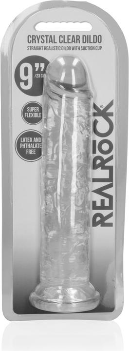 Produktbild RealRock Straight Realistic Dildo with Suction Cup - 9" / 23
