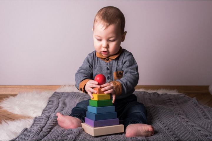 Immagine prodotto Holzecke Torre di blocchi colorati quadrati