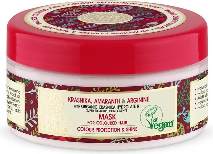 Produktbild Natura Siberica Super Cranberry Amaranth & Arginine Mask for Colored Hair 300ml (300 ml)