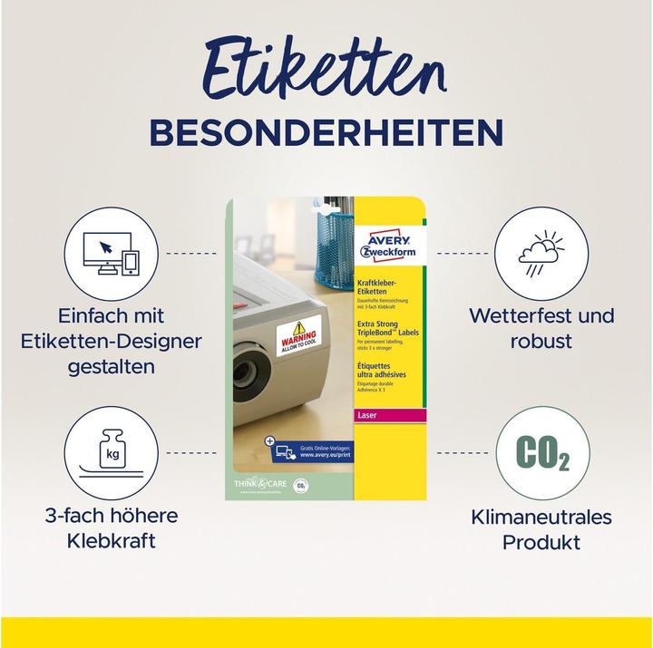Produktbild Avery Kraftkleber-Etiketten